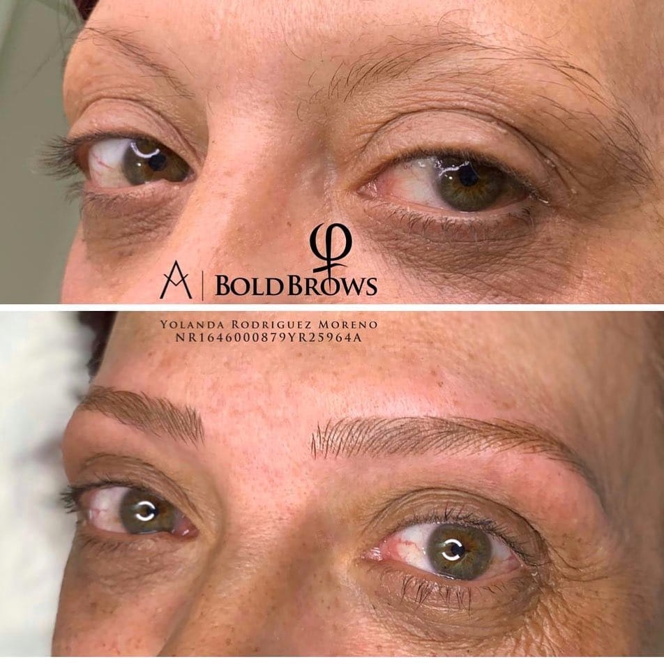 Resultado cejas clienta 3